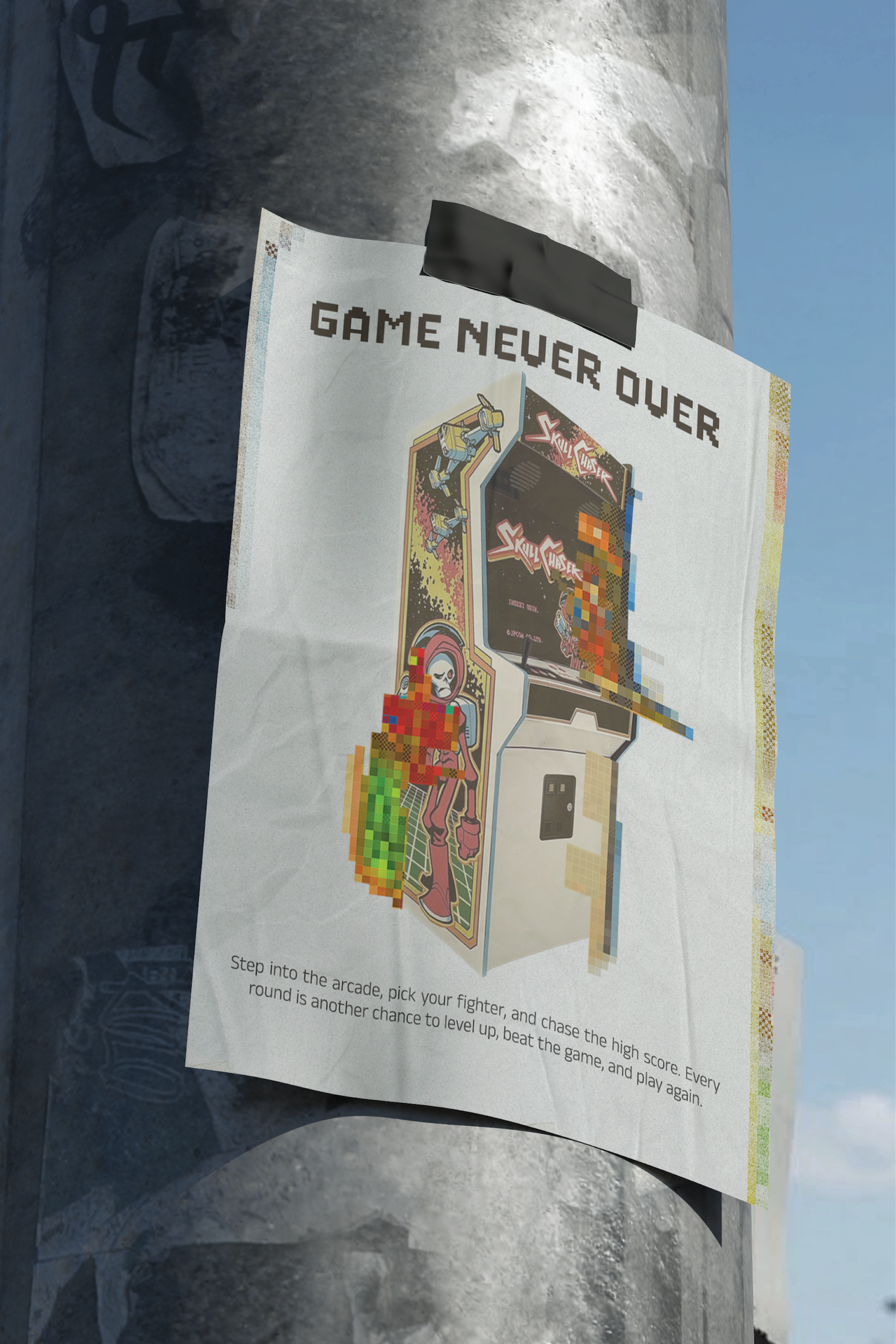 Kori Akedo, street poster